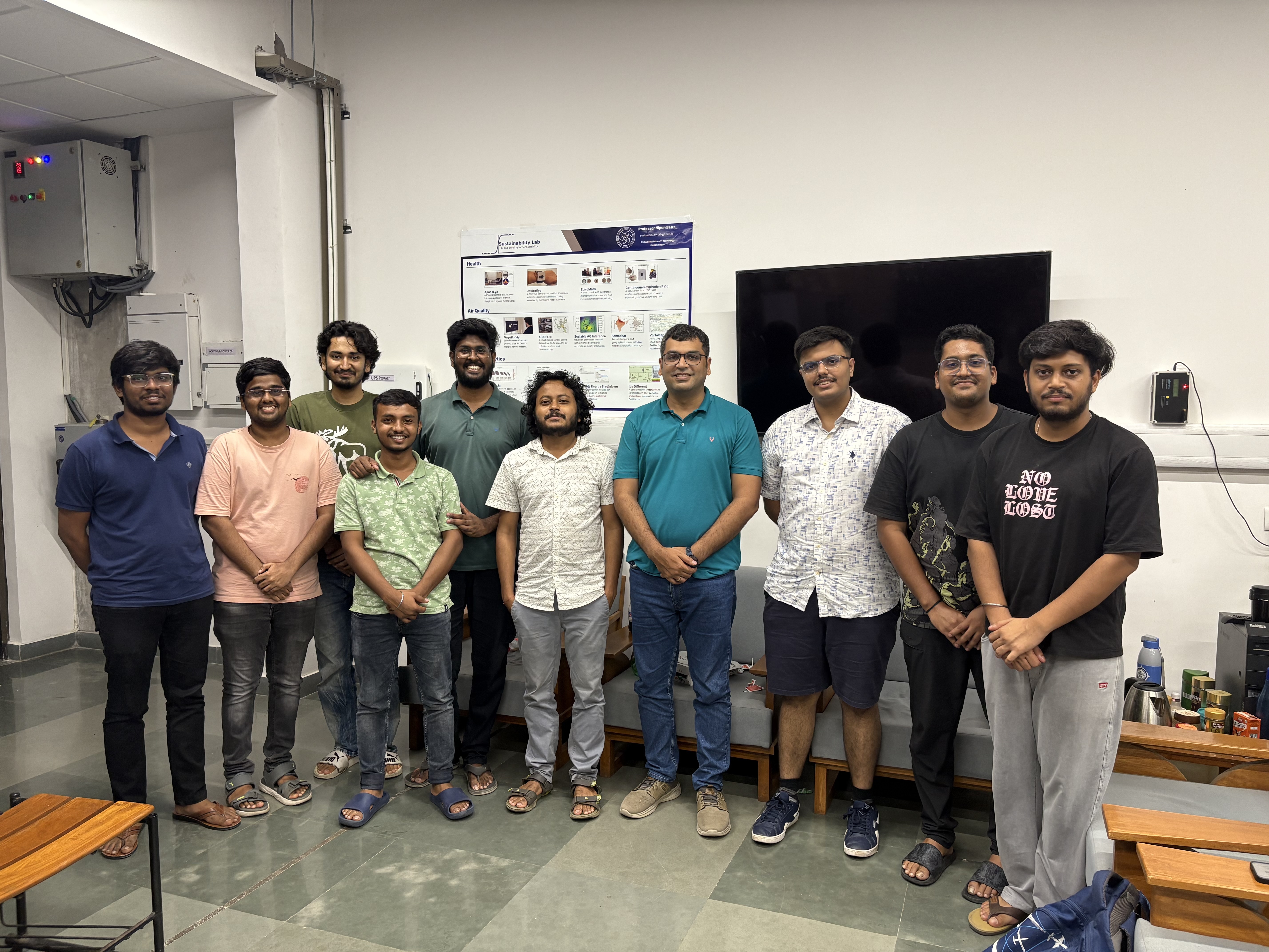 Lab Group Photo with Nipun Sir